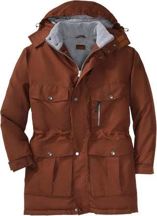 Big Men Fleece-Lined Parka