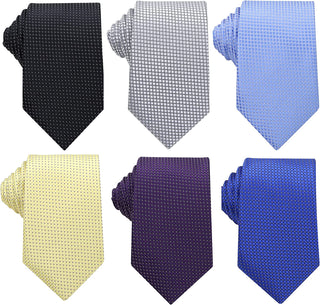 Classic Men's Silk Tie 6 pack