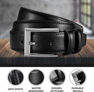 Big Men's Genuine Leather Dress Belt 