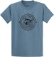 Stonewash Blue With Black Black Marlin Design