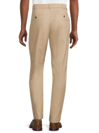 Premium Big and Tall Mens Straight Fit Khaki Pants