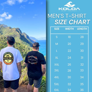 Koloa Surf Mens Cotton T-Shirt in Big and Tall