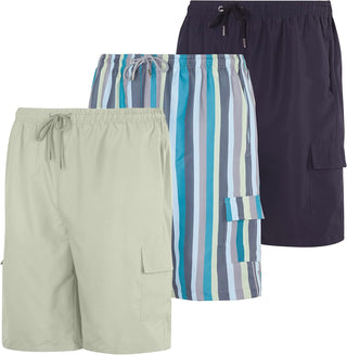 Big Men's Swim Trunks - 3 Pack