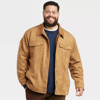 Men'S Faux Suede Trucker Jacket - Goodfellow & Co™