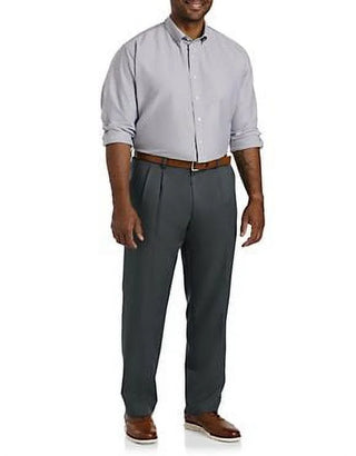 Big + Tall Men's Plus Size Men's Pleated Dress Pants