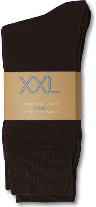 Large Classic Dress Socks - 3 Pack