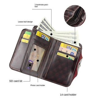 Men Credit Card Holder Wallet Leather