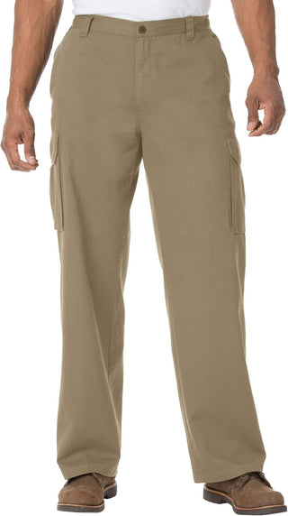 Plus Sized Men's Big & Tall Cargo Pants