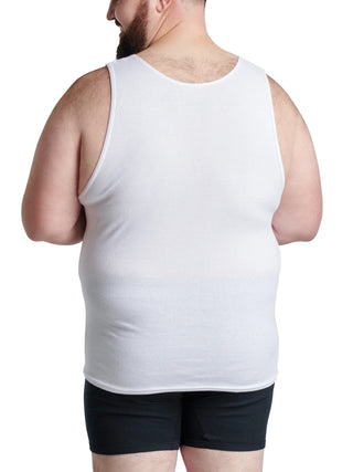 Big Men's Tank Undershirts, 6-Pack