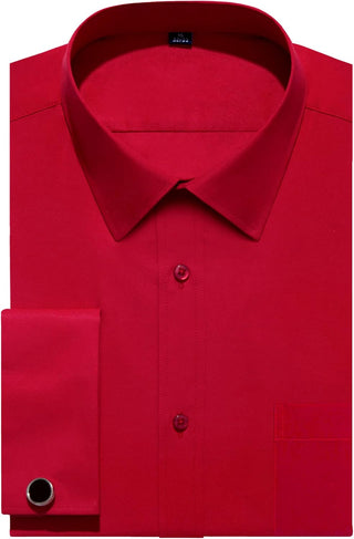 French Cuff Dress Shirts- Men's Big and Tall