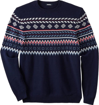 Big & Tall Holiday Crewneck Sweater