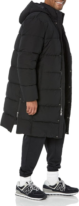 Men's Big Hooded Long Puffer