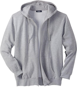 Plus Sized Men's Big & Tall Fleece Hoodie Jacket