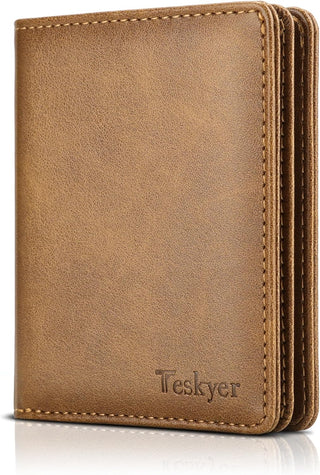 Leather Bifold Wallet for Men