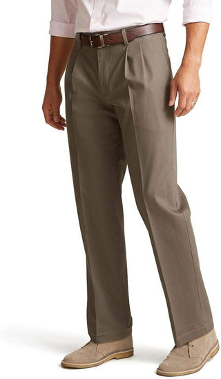 Big Men's Classic Fit Signature Stretch Pants-Pleated