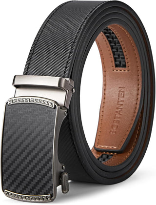 Big Mens Belt Leather Ratchet Belt