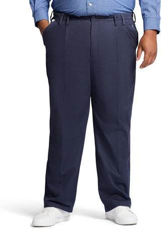 Men's Big-And-Tall Chinos Double-Pleated Pants