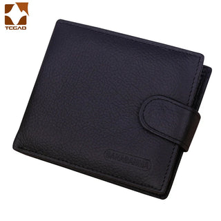 Men'S Wallet Made of Genuine Leather Wallet Short Hasp Carteira Masculina Purse 2024 Luxury Male Billetera Hombre Erlek Czdan