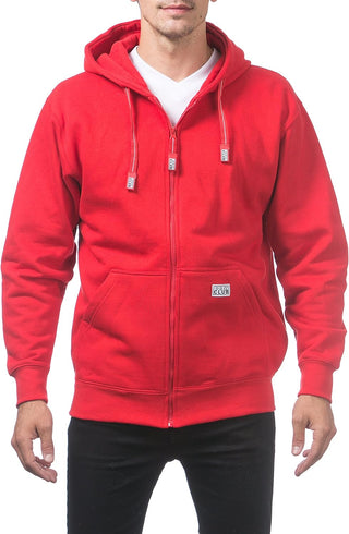 Plus Sized Men's Heavyweight Full Zip Hoodie