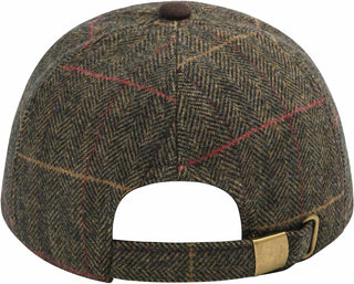 Wool Baseball Cap for Men Adjustable Tweed Hat