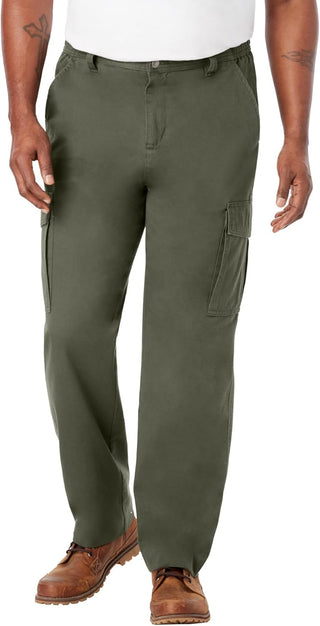 Plus Sized Men's Big & Tall Cargo Pants