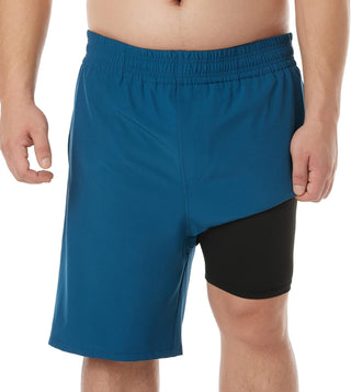 Big Men's Swim Trunks Swim Shorts Compression Liner Swimsuit