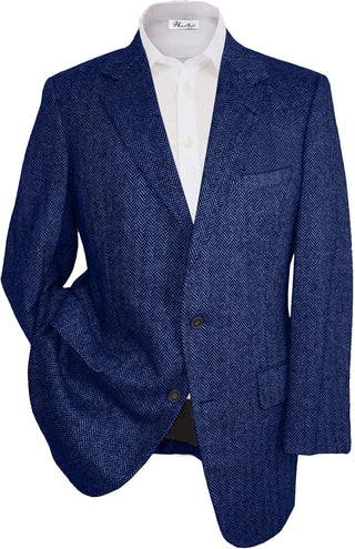 Big Men Herringbone Sport Jacket