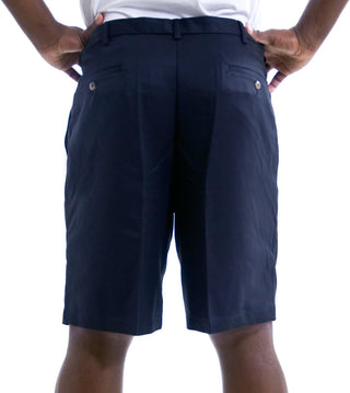 Plus Sized Men's Pleat Front Big Expandable Waistband Shorts