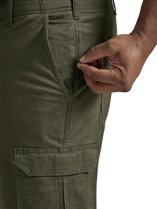 Plus Sized Men's Twill Cargo Pants