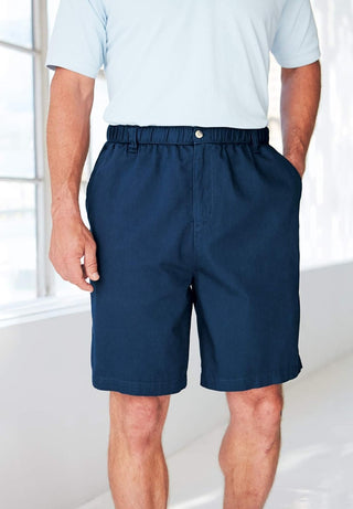  Elastic Plain Front Shorts