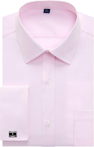 French Cuff Dress Shirts- Men's Big and Tall