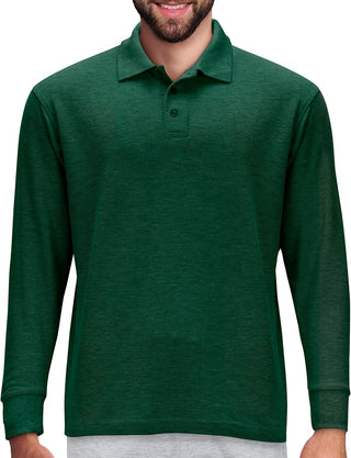 Big Men's Long Sleeve Polo Shirts