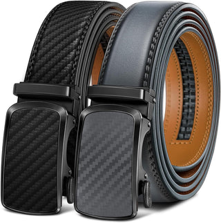 Big Men's Ratchet Belt 2 Pack