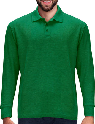 Big Men's Long Sleeve Polo Shirts