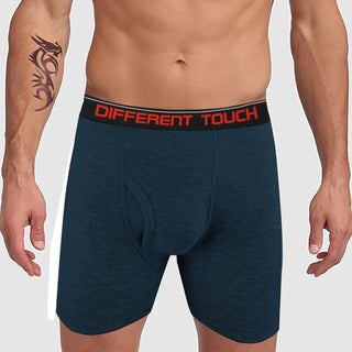 Big Men's Long Length Boxer Briefs Underwear- 6 pack