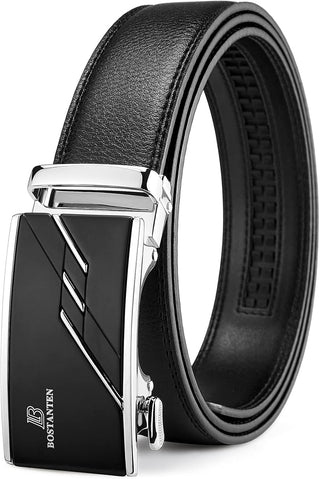 Big Mens Belt Leather Ratchet Belt