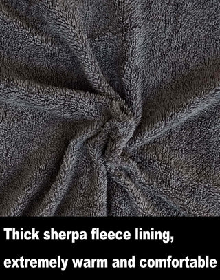 Sherpa Lined Hoodies for Big Men