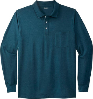 Men's Big & Tall Long-Sleeve Polo