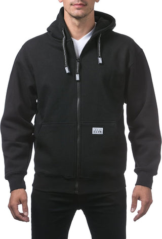 Plus Sized Men's Heavyweight Full Zip Hoodie