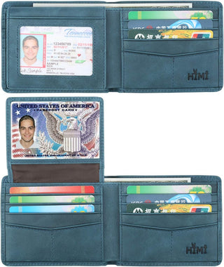 Bifold Stylish Wallet with 2 ID Window