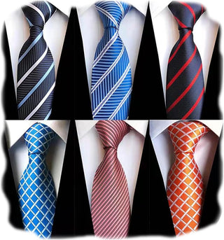 Classic Men's Silk Tie 6 pack