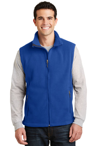 Mens 100 Percent Polyester Value Fleece Vest. F219