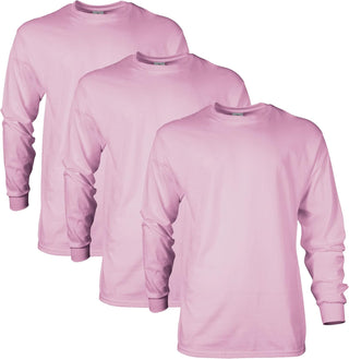 Big Men's Ultra Cotton Long Sleeve T-Shirt, Multipack