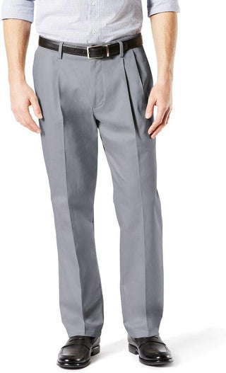 Big Men's Classic Fit Signature Stretch Pants-Pleated