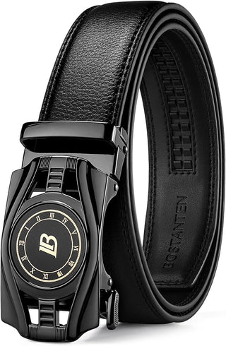 Big Mens Belt Leather Ratchet Belt