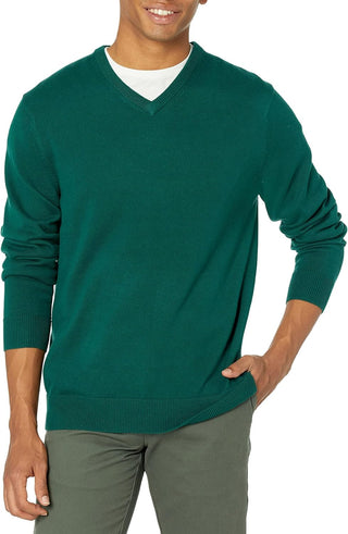 Big Men's V-Neck Plus Size Sweater 