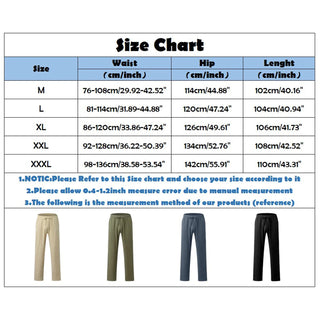 Plus Size Mens Travel Pants Mens Corduroy Pants Big and Tall Dress Pants for Men