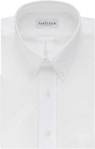 Big Men's Dress Shirts Short Sleeve Oxford