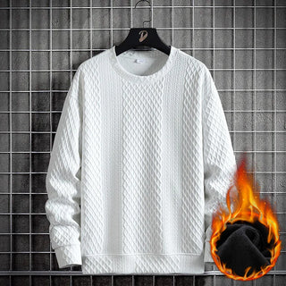 Winter Men Sweatshirts Fleece Oversized plus Size 6XL 7XL 8XL Long Sleeve O-Neck Pullovers Flannel Streetwear Fashion Sportswear