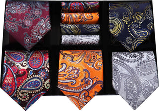 Men's Ties Set- 5 Piece Collection